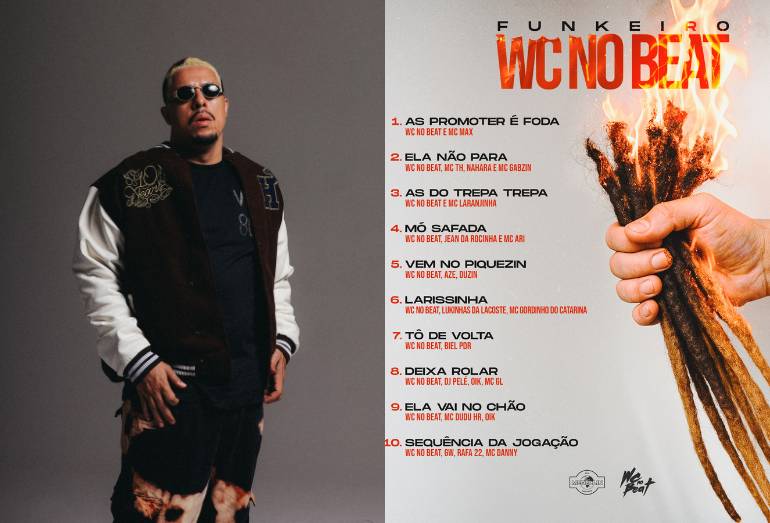 WC No Beat lança álbum “FUNKEIRO” com participações de destaque da cena