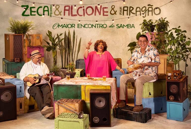 O Maior Encontro do Samba reúne Alcione, Zeca Pagodinho e Jorge Aragão em turnê histórica